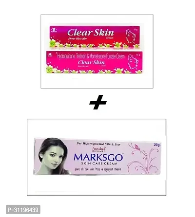 Clear-skin face cream and  Herbals Marksgo Skin Care Cream ( combo pack )-thumb0