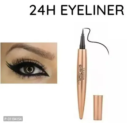 24H YANQINA BLACK EYELINER PENCIL STAY LONG DEEP BLACK WATERPROOF EYES PACK OF 1