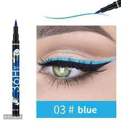 36H Blue Waterproof Liquid Eyeliner Pack Of 1-thumb0