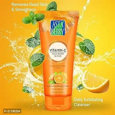 Astaberry Vitamin C Scrub 150ml Pack 1 Face Wash  (150 Ml)-thumb0