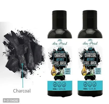 Sea Pearl Deep Cleans Charcoal Activate Face-Wash 100 ML Pack Of 1-thumb0