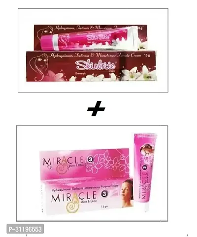 Skin Brite Face Cream and Miracle Shine  Glow Cream ( Combo Pack )