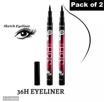 36h Black Waterproof Pencil Eyeliner Pack Of 2-thumb0