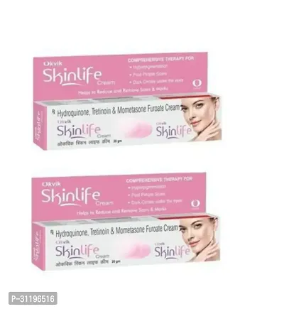 SkinLife Cream For Post Pimple,Dark Circles Under the Eyes Helps to Reduce and Remove Scars  Marks Pack of  2