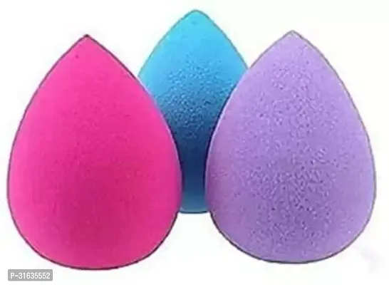 Water Drop Gourd Shaped Foundation Concealer Flawless Puff Sponges Makeup Tools (Pack of 3)-thumb0