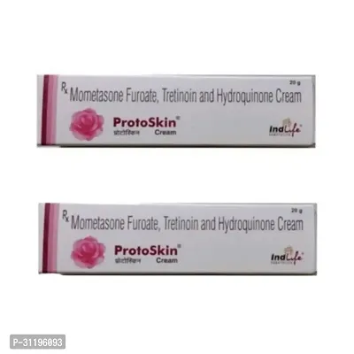 Proto skin cream 20g Mometasone Furoate Tretioin and Hydroquinone cream  (pack of 2)-thumb0