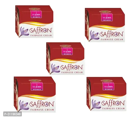 VI-JOHN WOMEN Saffron Advanced Fairness Cream Pack Of 5  (250 g)