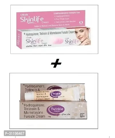 Skinlife Cream for Acne  and Twinkle Cream 15 Gm Combo-thumb0