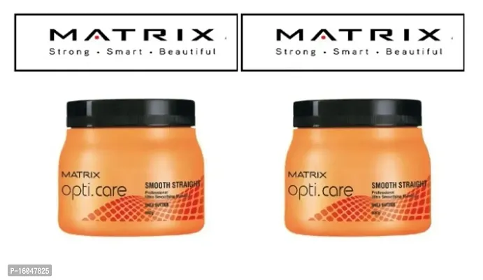 PACK OF 2 PROFESSIONAL MATRIX OPTI. CARE HAIR SPA 490G FOR SMOOTH HAIR