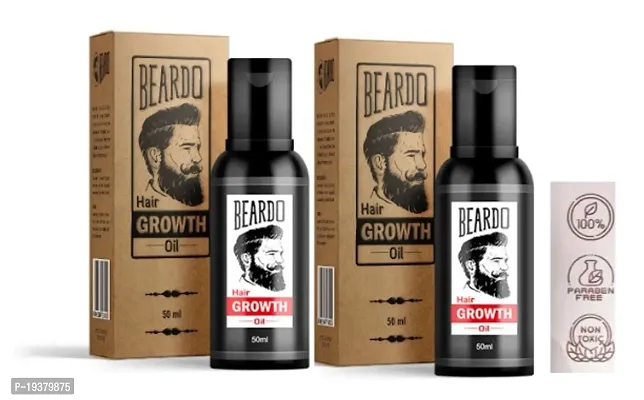 100% NATURAL, Best Beard Growth Oil for Men, Nourishes  Strengthens Uneven Patchy Beard 50ml _02-thumb0