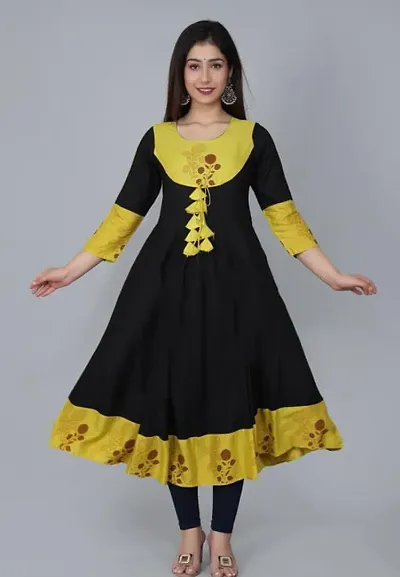 Rayon Printed Kurtis