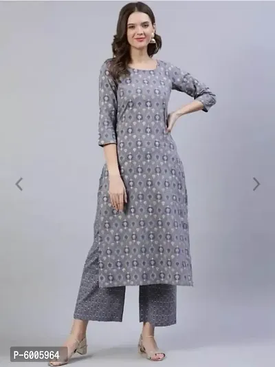 Cotton Kurta Palazzo Sets-thumb0