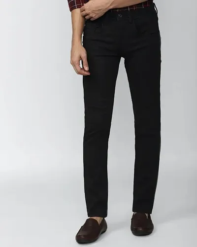 Classic Denim Solid Mid-rise Jeans For Women