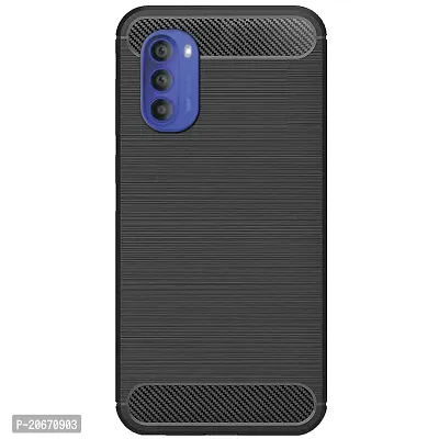 Maklook Armour Rugged Back Case Cover For Moto G51 5g- Black