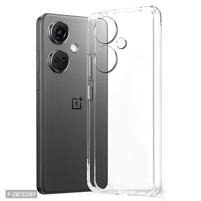 Maklook Transparent With Edges Protection Back Cover for Oneplus Nord CE 3 (5G)- Transparent