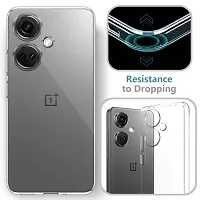 Maklook Transparent With Edges Protection Back Cover for Oneplus Nord CE 3 (5G)- Transparent-thumb2