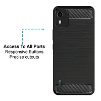 Maklook Armour Rugged Back Case Cover For Nokia C12/C12 Pro- Black-thumb3