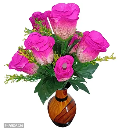 Decorative Flowers Sticks For Home Artificial Decoration (6Pcs, 45cm)
