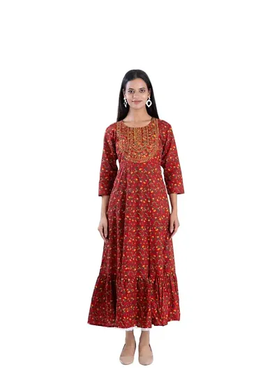 Best Selling cotton Ethnic Gowns 