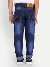 Kcoy Boys Dark Blue Stretchable Jeans-thumb2