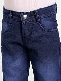 Kcoy Boys Dark Blue Stretchable Jeans-thumb3