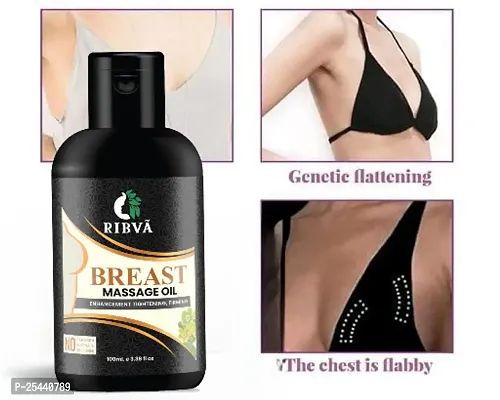Breast massage oil helps in growth/firming/tightening, natural Women (100 ml) Pack Of -1-thumb0