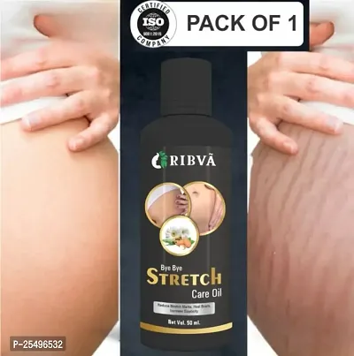 RIBVA present Stretch Marks Removal Oil - Natural Heal Pregnancy, Hip, Legs, Mark oil 50 ml-thumb0