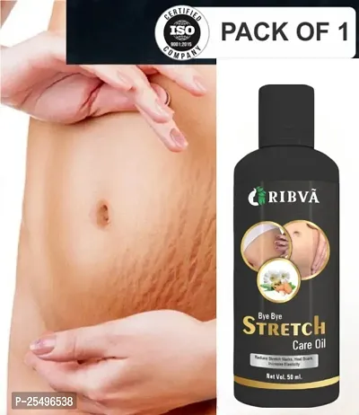 RIBVA present Stretch Marks Removal Oil - Natural Heal Pregnancy, Hip, Legs, Mark oil 50 ml-thumb0