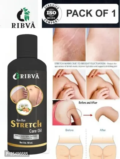 RIBVA present Stretch Marks Removal Oil - Natural Heal Pregnancy, Hip, Legs, Mark oil 50 ml-thumb0