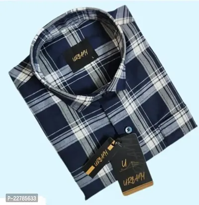 Stylish Fancy Cotton Casual Shirts For Men-thumb0