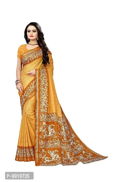 SGM PRINTED RESHAM ART SILK KASAVU BOLLYWOOD SAREE