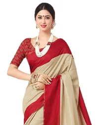 Sgm Silk Cotton Blend Banarasi Saree (SL4_Red)-thumb2