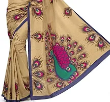 SGM PRINTED ART SILK FASHION SAREE-thumb1