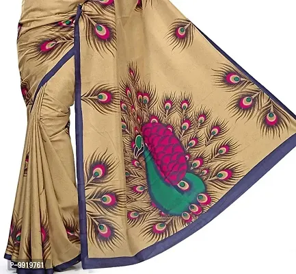 SGM PRINTED ART SILK FASHION SAREE-thumb2