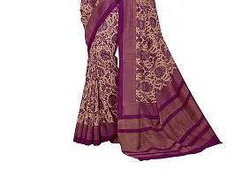 Sgm Art Silk Banarasi Saree (SL228_Multicolor)-thumb2