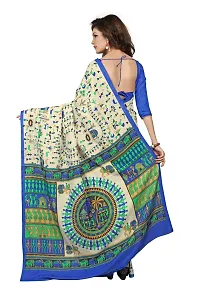 Sgm Art Silk Banarasi Saree (SL225_Multicolor)-thumb2