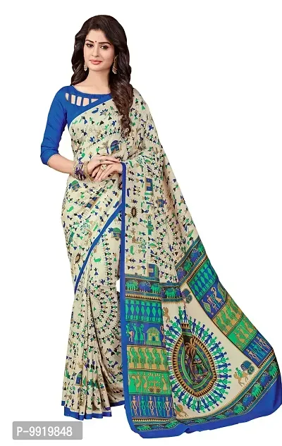 Sgm Art Silk Banarasi Saree (SL225_Multicolor)-thumb0