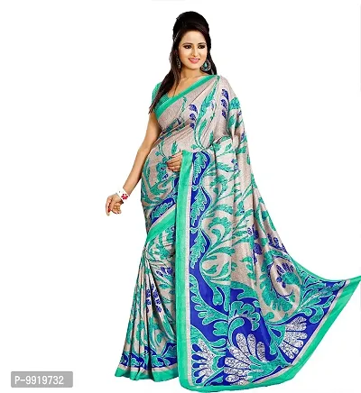 SGM Multicolor ART Silk Silk Designer saree with a Zari Border-thumb0