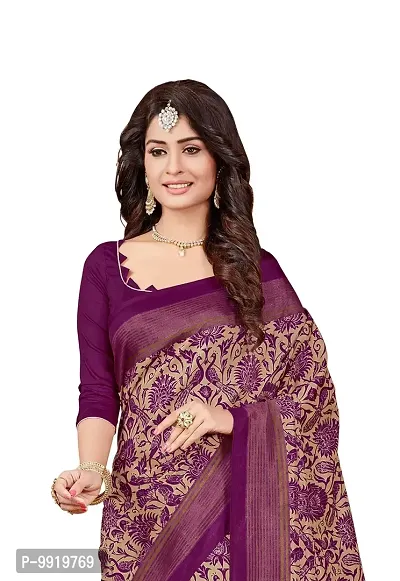 Sgm Art Silk Banarasi Saree (SL228_Multicolor)-thumb4