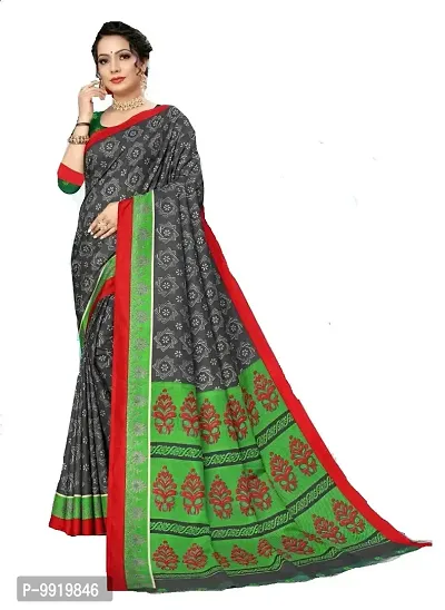 SGM PRINTED ART SILK FASHION SAREE