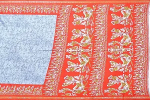 SGM PRINTED RESHAM ART SILK KASAVU BOLLYWOOD SAREE-thumb2