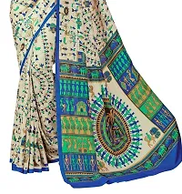 Sgm Art Silk Banarasi Saree (SL327_Multicolor)-thumb3