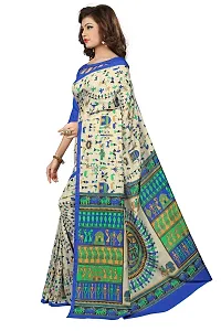 Sgm Art Silk Banarasi Saree (SL225_Multicolor)-thumb1