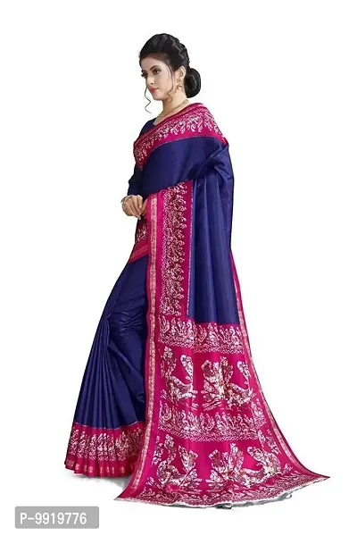 SGM Multicolor art Silk Silk Designer saree with a Zari Border