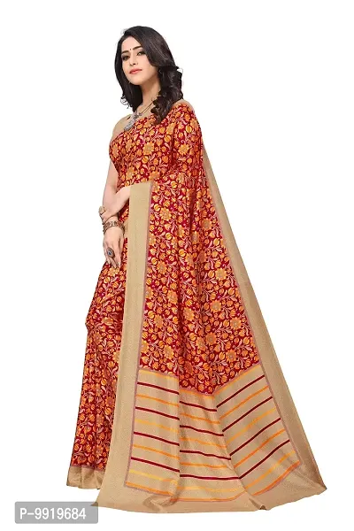 SGM PRINTED ART SILK FASHION SAREE-thumb3