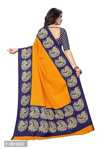 SGM PRINTED ART SILK FASHION SAREE-thumb2