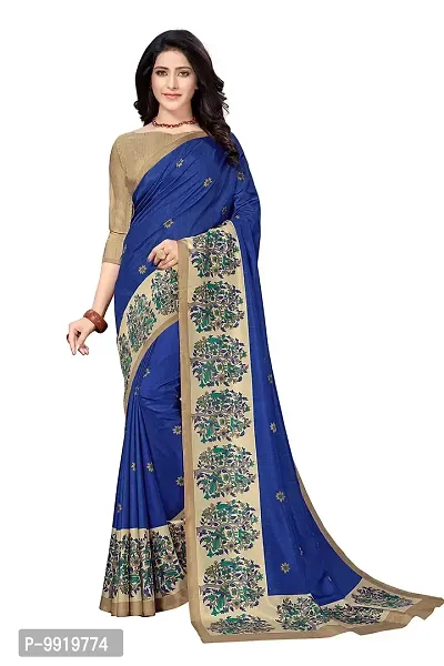 SGM PRINTED ART SILK FASHION SAREE