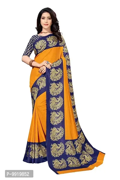 SGM PRINTED ART SILK FASHION SAREE-thumb0