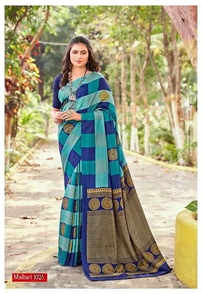 Classic Khadi Silk Saree with Blouse piece