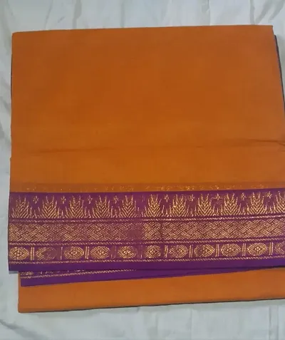 Must Have Cotton Saree with Blouse piece 